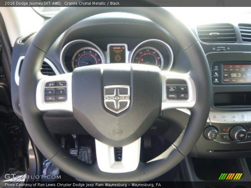 Granite Crystal Metallic / Black 2016 Dodge Journey SXT AWD