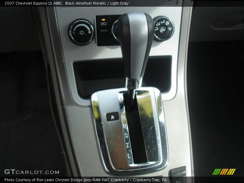 Black Amethyst Metallic / Light Gray 2007 Chevrolet Equinox LS AWD