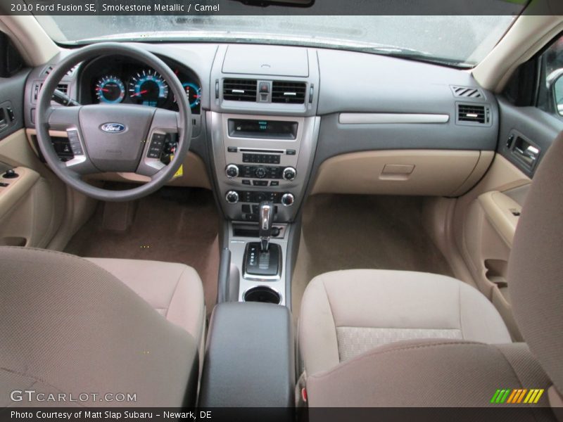 Smokestone Metallic / Camel 2010 Ford Fusion SE