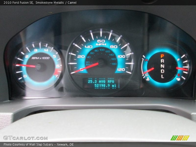 Smokestone Metallic / Camel 2010 Ford Fusion SE