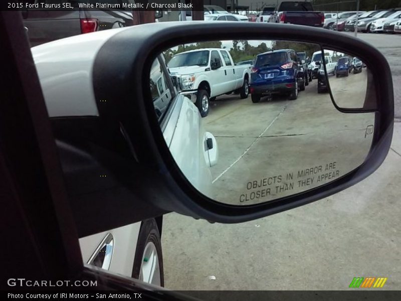 White Platinum Metallic / Charcoal Black 2015 Ford Taurus SEL