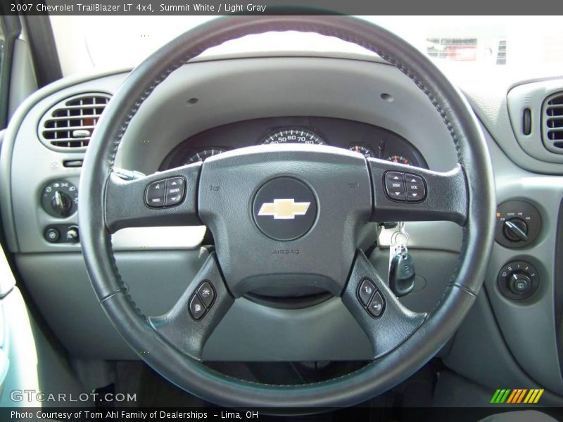 Summit White / Light Gray 2007 Chevrolet TrailBlazer LT 4x4