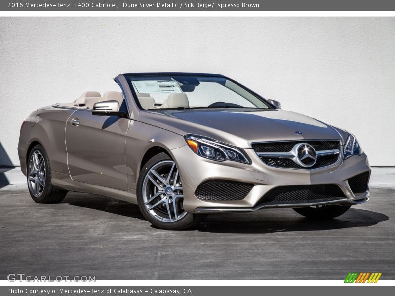 Front 3/4 View of 2016 E 400 Cabriolet