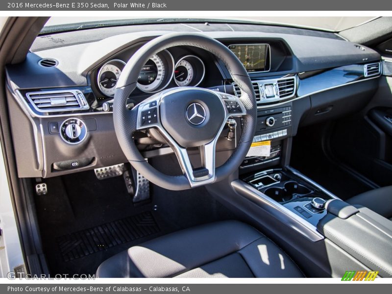Polar White / Black 2016 Mercedes-Benz E 350 Sedan