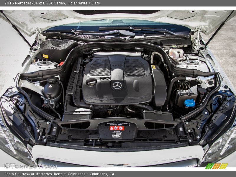 Polar White / Black 2016 Mercedes-Benz E 350 Sedan