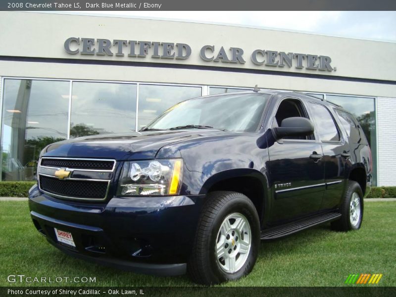 Dark Blue Metallic / Ebony 2008 Chevrolet Tahoe LS