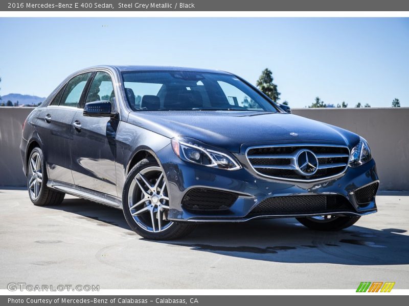 Front 3/4 View of 2016 E 400 Sedan