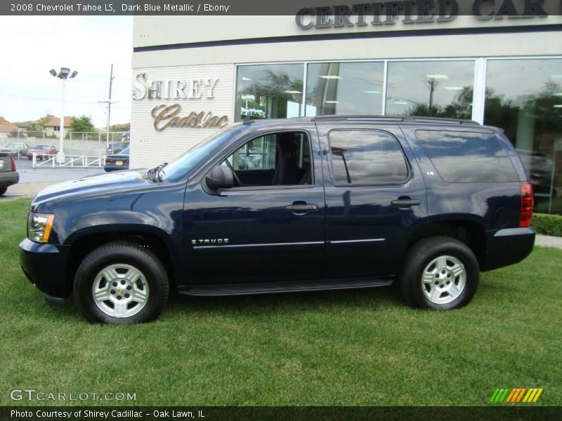 Dark Blue Metallic / Ebony 2008 Chevrolet Tahoe LS