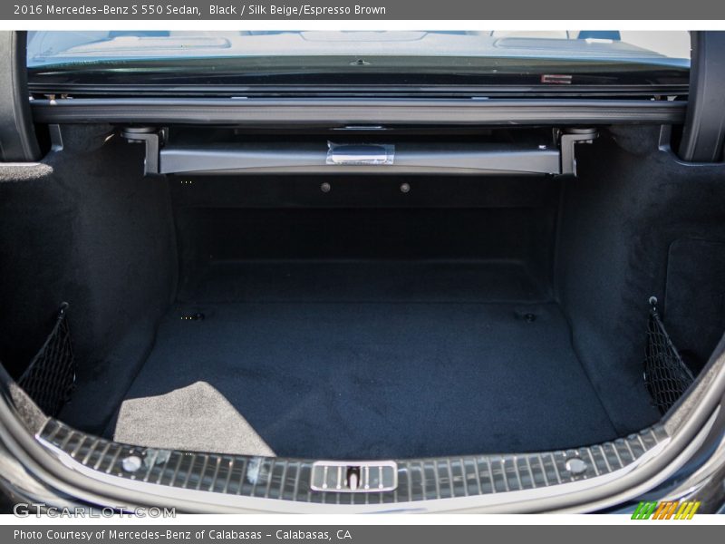 Black / Silk Beige/Espresso Brown 2016 Mercedes-Benz S 550 Sedan
