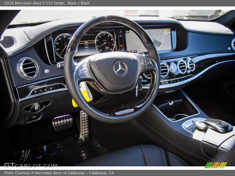Black / Black 2016 Mercedes-Benz S 550 Sedan