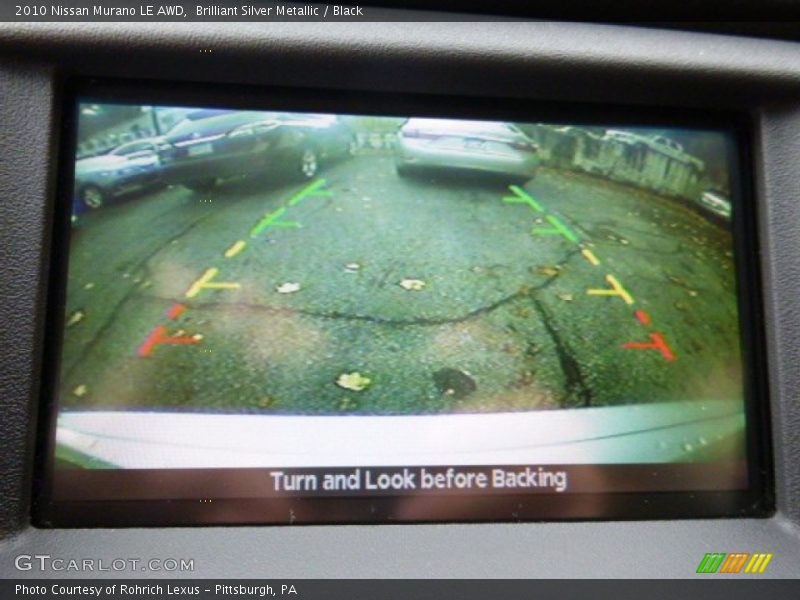 Brilliant Silver Metallic / Black 2010 Nissan Murano LE AWD