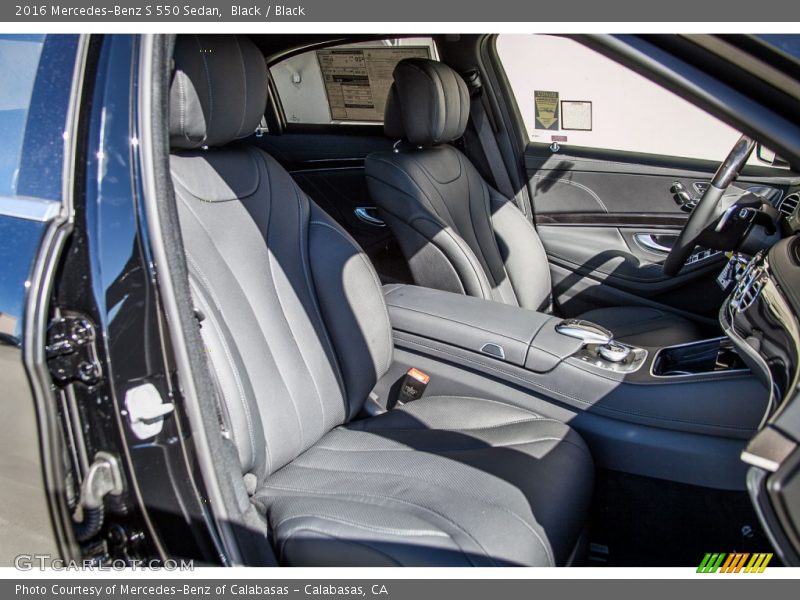 Black / Black 2016 Mercedes-Benz S 550 Sedan