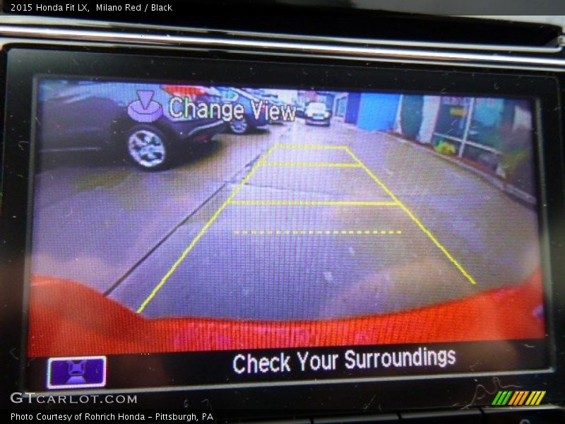 Milano Red / Black 2015 Honda Fit LX