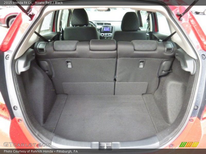 Milano Red / Black 2015 Honda Fit LX