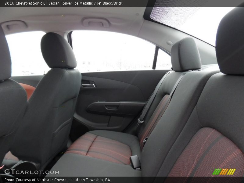 Silver Ice Metallic / Jet Black/Brick 2016 Chevrolet Sonic LT Sedan