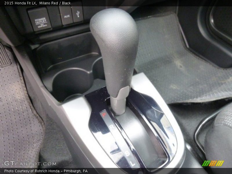 Milano Red / Black 2015 Honda Fit LX