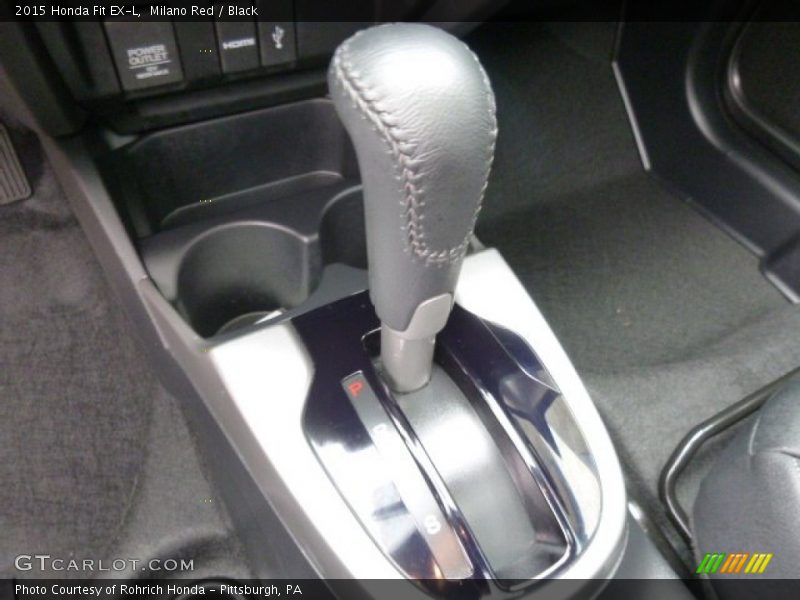 Milano Red / Black 2015 Honda Fit EX-L