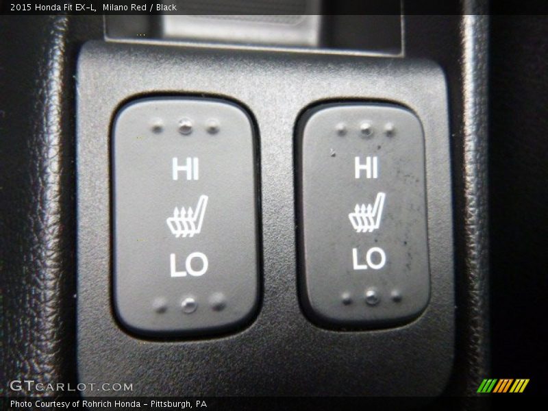 Milano Red / Black 2015 Honda Fit EX-L