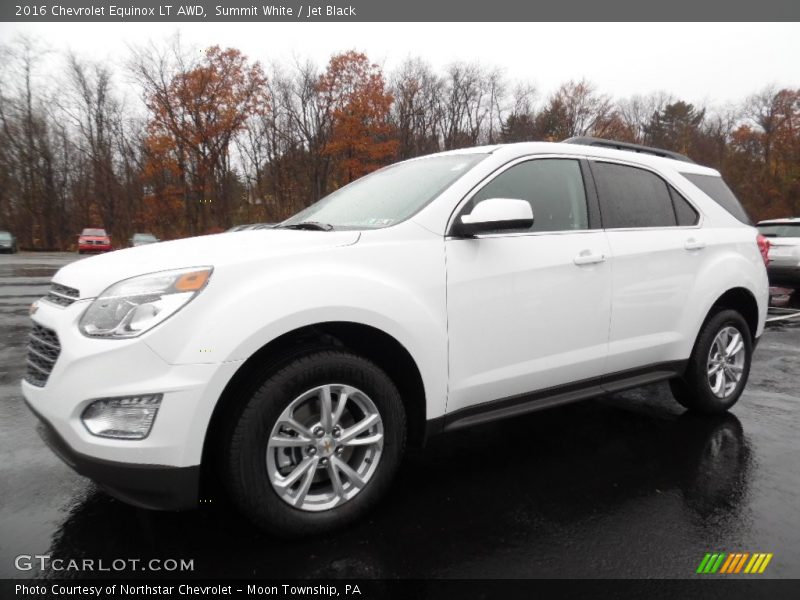 Summit White / Jet Black 2016 Chevrolet Equinox LT AWD