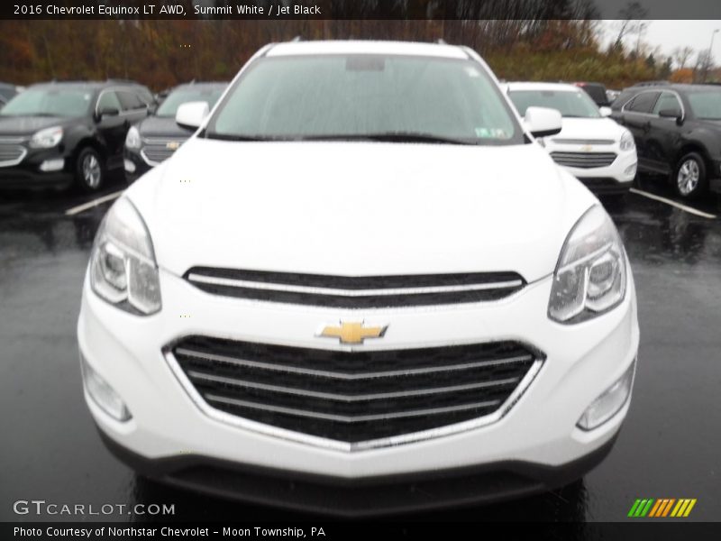 Summit White / Jet Black 2016 Chevrolet Equinox LT AWD