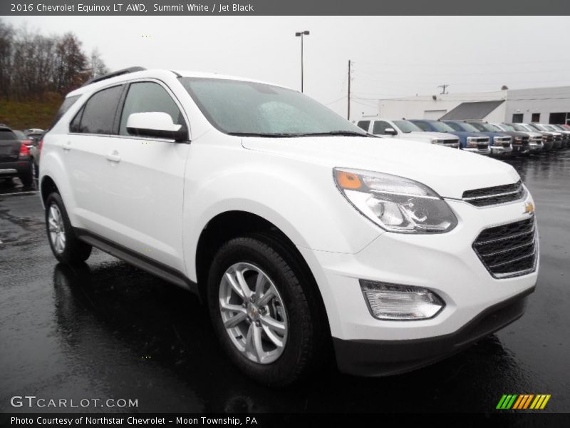 Summit White / Jet Black 2016 Chevrolet Equinox LT AWD