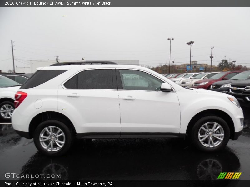 Summit White / Jet Black 2016 Chevrolet Equinox LT AWD