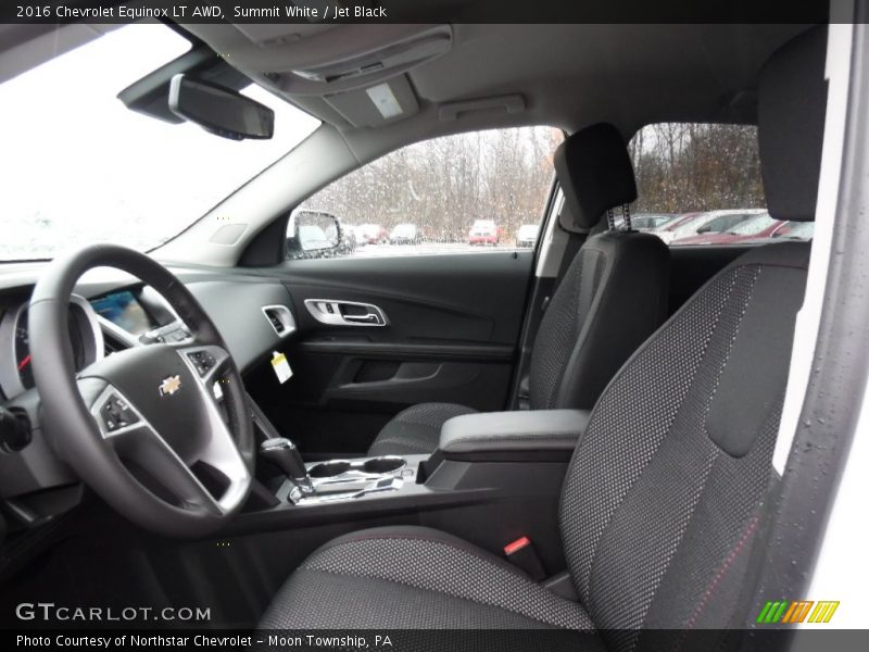 Summit White / Jet Black 2016 Chevrolet Equinox LT AWD