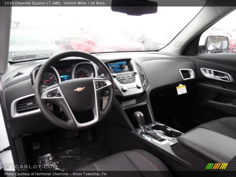 Summit White / Jet Black 2016 Chevrolet Equinox LT AWD