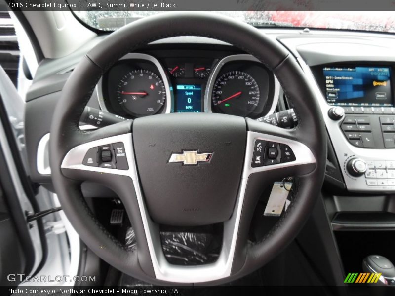Summit White / Jet Black 2016 Chevrolet Equinox LT AWD