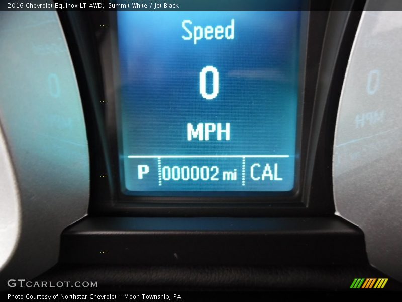 Summit White / Jet Black 2016 Chevrolet Equinox LT AWD