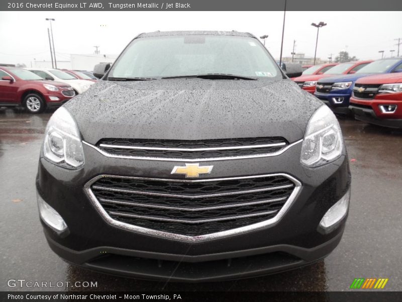 Tungsten Metallic / Jet Black 2016 Chevrolet Equinox LT AWD