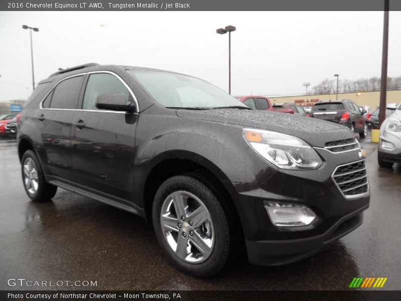 Tungsten Metallic / Jet Black 2016 Chevrolet Equinox LT AWD