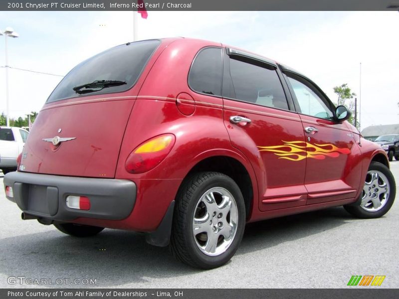 Inferno Red Pearl / Charcoal 2001 Chrysler PT Cruiser Limited