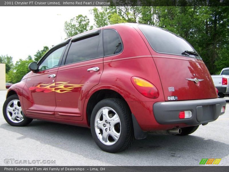 Inferno Red Pearl / Charcoal 2001 Chrysler PT Cruiser Limited