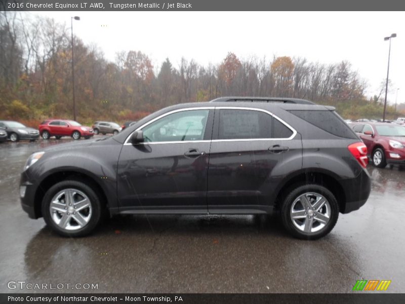 Tungsten Metallic / Jet Black 2016 Chevrolet Equinox LT AWD