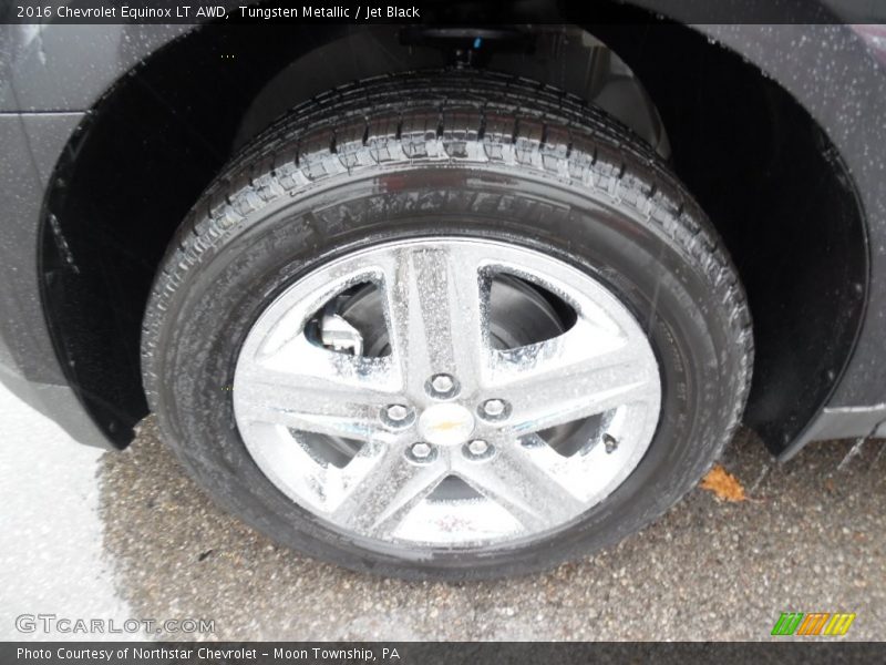 Tungsten Metallic / Jet Black 2016 Chevrolet Equinox LT AWD