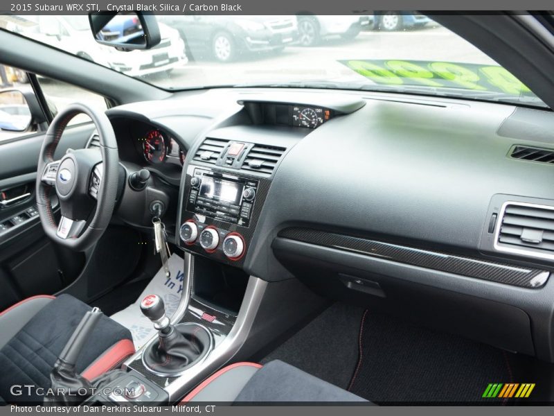 Dashboard of 2015 WRX STI