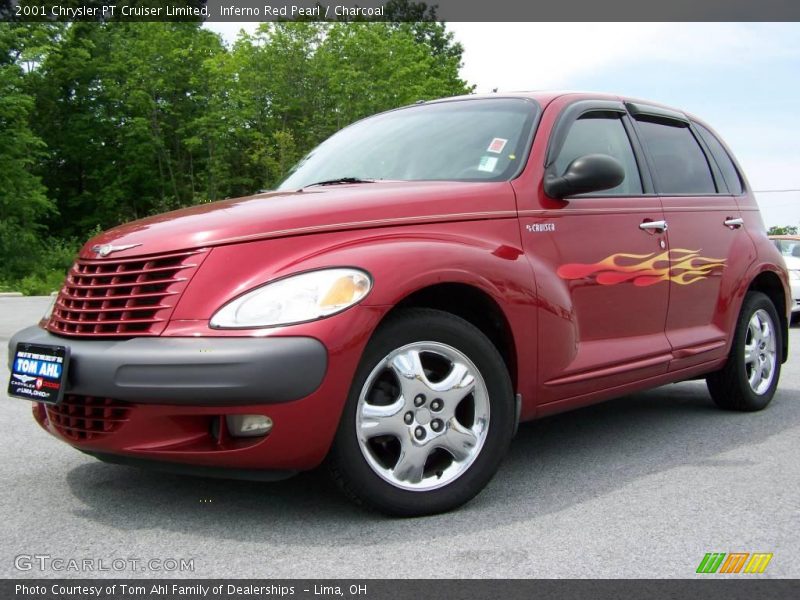 Inferno Red Pearl / Charcoal 2001 Chrysler PT Cruiser Limited