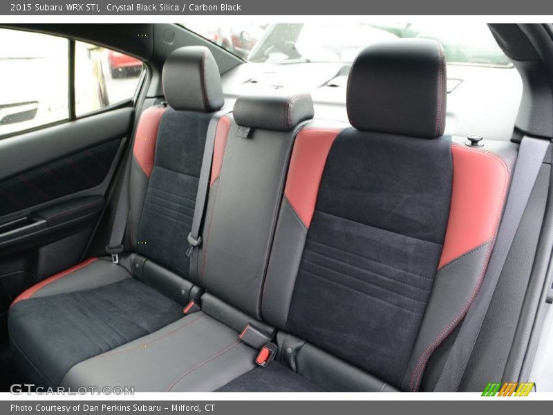 Rear Seat of 2015 WRX STI