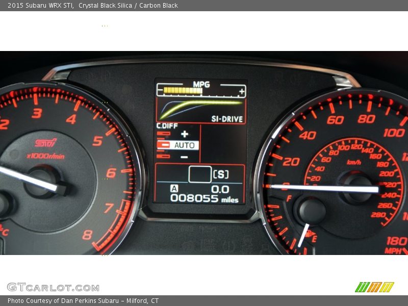 Crystal Black Silica / Carbon Black 2015 Subaru WRX STI