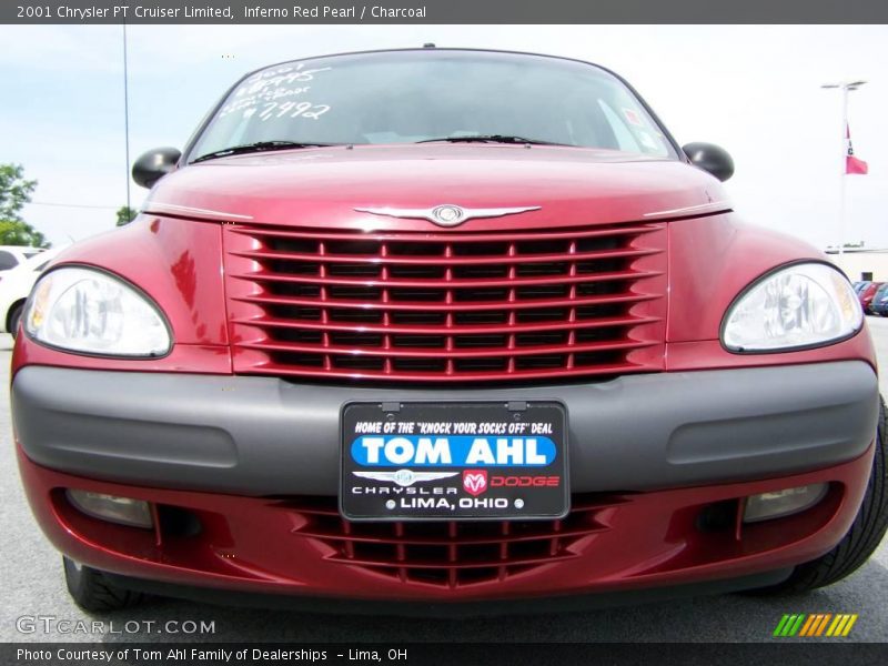 Inferno Red Pearl / Charcoal 2001 Chrysler PT Cruiser Limited