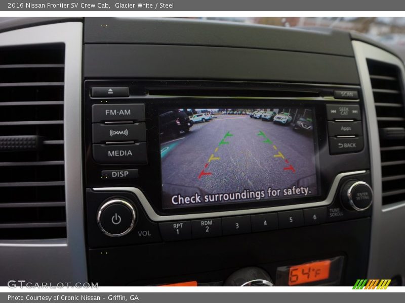 Glacier White / Steel 2016 Nissan Frontier SV Crew Cab