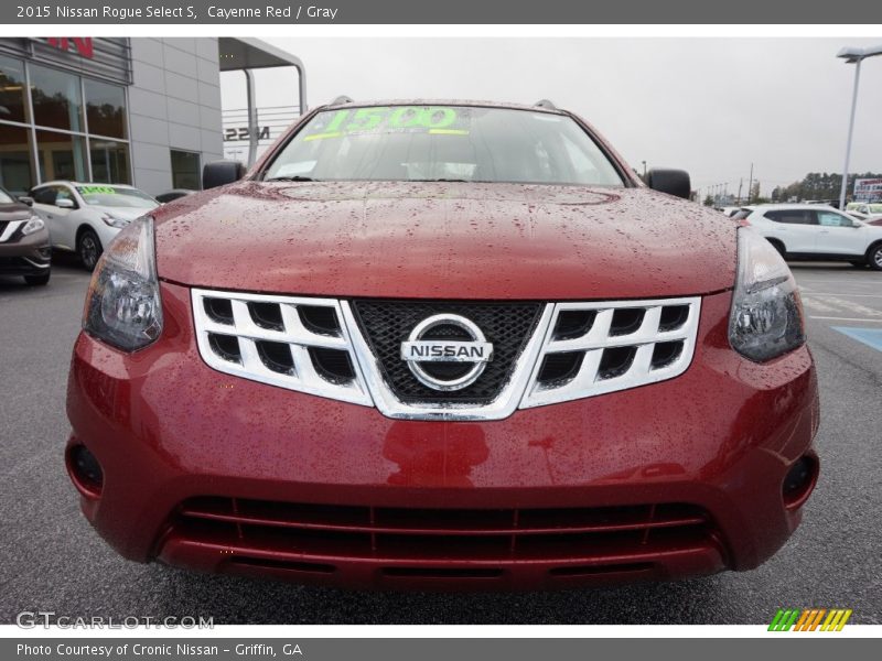 Cayenne Red / Gray 2015 Nissan Rogue Select S