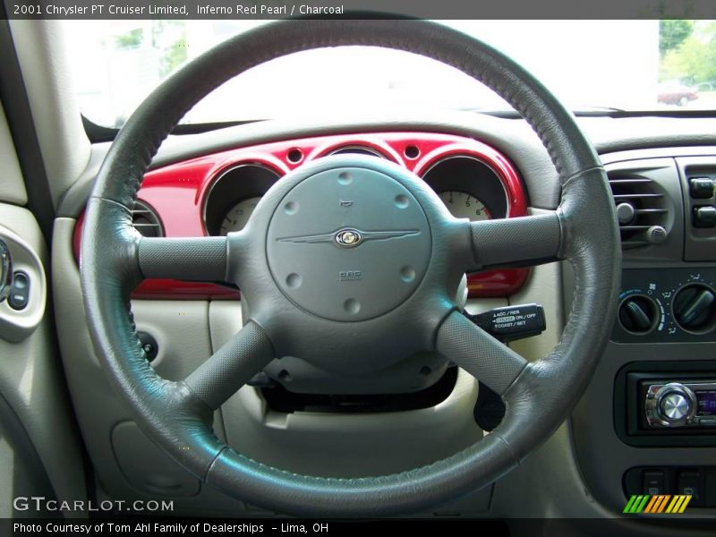 Inferno Red Pearl / Charcoal 2001 Chrysler PT Cruiser Limited