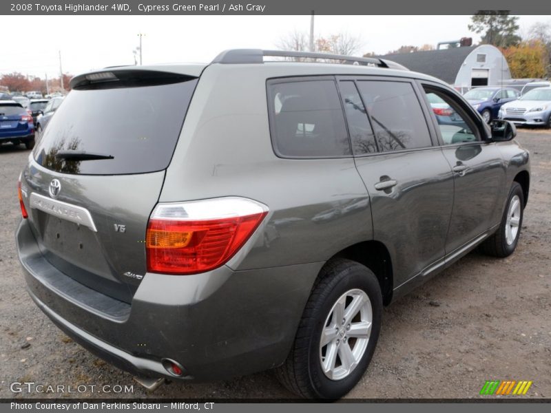 Cypress Green Pearl / Ash Gray 2008 Toyota Highlander 4WD