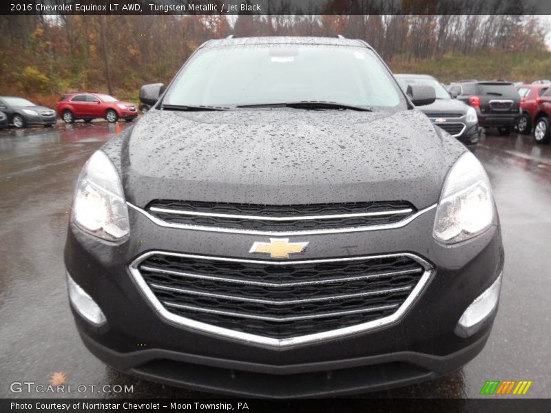 Tungsten Metallic / Jet Black 2016 Chevrolet Equinox LT AWD