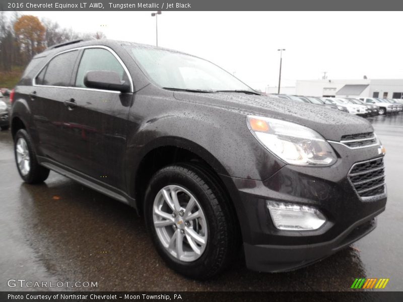 Tungsten Metallic / Jet Black 2016 Chevrolet Equinox LT AWD