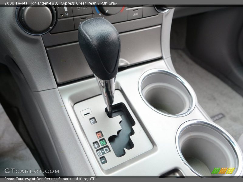Cypress Green Pearl / Ash Gray 2008 Toyota Highlander 4WD
