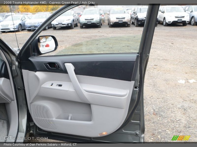 Cypress Green Pearl / Ash Gray 2008 Toyota Highlander 4WD