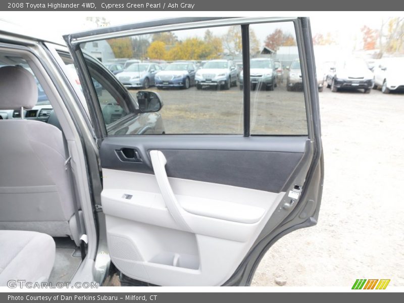 Cypress Green Pearl / Ash Gray 2008 Toyota Highlander 4WD
